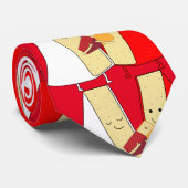 ワインとチーズの愛好家 ネクタイ (ロール)