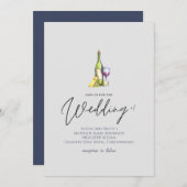 ワインとチーズの放牧テー結婚ブル (正面/裏面)