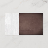 ワインとチーズの水色 | 石板とブラウン 名刺 (裏面)