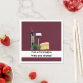 ワインとチーズパーティー スタンダードカクテルナプキン (インサイチュ)