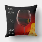 ワインとチーズ枕 クッション (裏面)