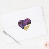 ワインとチーズ ハートシール (封筒)