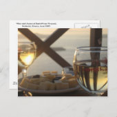 ワインとチーズ ポストカード (正面/裏面)