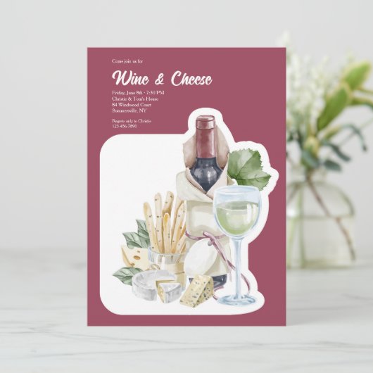 ワインとチーズ 招待状 (スタンド正面)