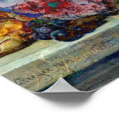 ワインとバラカラスプラッシュ ポスター (角)