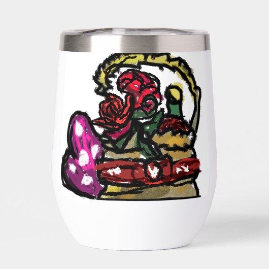 ワインとバラバレンタイン (背面)