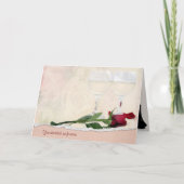 ワインとバラ記念日 カード (正面)