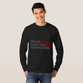 ワインとパジャマと独身者のフィットリラックス感 Tシャツ (正面フル)