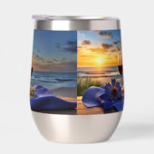 ワインとビーチ (右面)