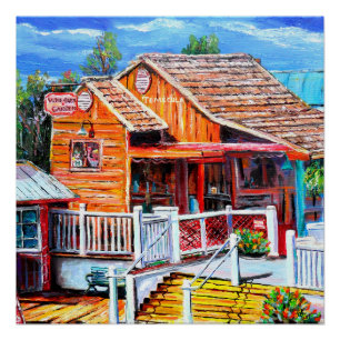 ワインとビールガーデンテメクラCa. ポスター