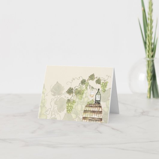 ワインとブドウインスパイア園 サンキューカード (正面)