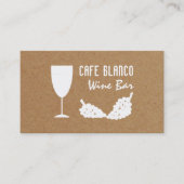 ワインとブドウ、ワ素朴インバー/ワイナリー 名刺 (正面)