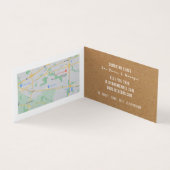 ワインとブドウ、ワ素朴インバー/ワイナリー、詳細 名刺 (内部)