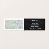 ワインとブドウ、黒板ワインバー/ワイン、詳細 名刺 (内部フラット)