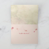 ワインとレッドローズの記念日 カード (内部)