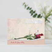 ワインとローズの出欠確認 出欠カード (スタンド正面)