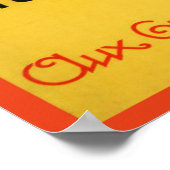 ワインとヴィンテージフランスのポスタ広告ー ポスター (角)