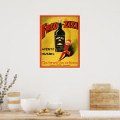 ワインとヴィンテージフランスのポスタ広告ー ポスター (キッチン)