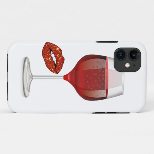 ワインと口紅 Case-Mate iPhoneケース (裏面(横))