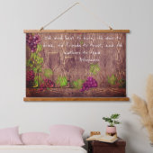 ワインと壁のタペストリー引用文 吊り下げ型タペストリー (寝室)