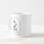 ワインと本のクラブ ダークロマンス 美意識 読者 コーヒーマグカップ (正面左)