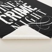 ワインと犯罪の夜 – おもしろい真の犯罪 シェルパブランケット (3/4)