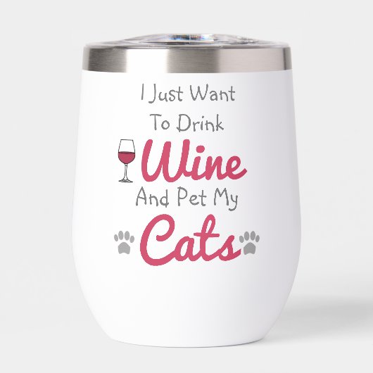 ワインと猫 (正面)