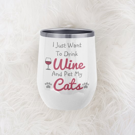 ワインと猫
