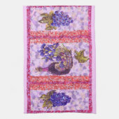 ワインと葡萄アメリカのMoJoキッチンタオル キッチンタオル (縦)