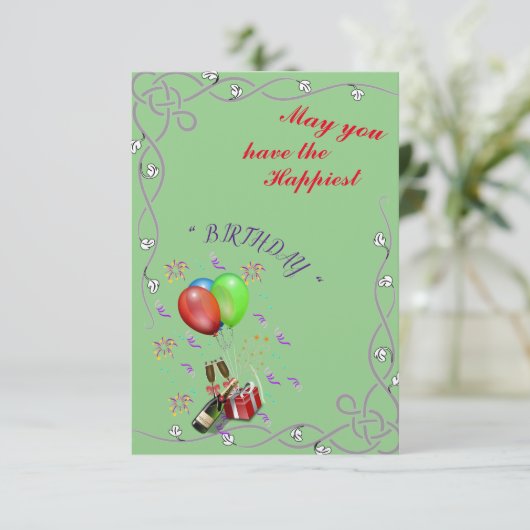 ワインと風船を一番幸せにしてくれないか カード (スタンド正面)