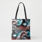 ワインにインクが滴る穴あきボードデザイン トートバッグ (正面)