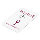 ワインにワインを変える マグネット (左側)