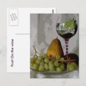 ワインに実をつける ポストカード (正面/裏面)