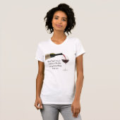 ワインに話しかけるTシャツ Tシャツ (正面フル)