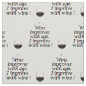 ワインのおもしろいな文字 ファブリック (見本)