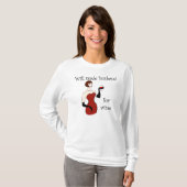 ワインのために夫を交換します Tシャツ (正面フル)