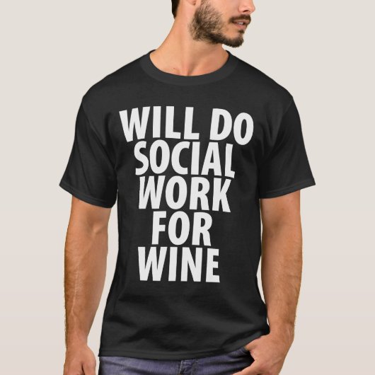 ワインのために社会貢献をする Tシャツ (正面)