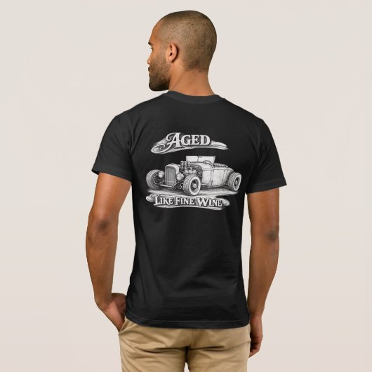 ワインのように熟成した Tシャツ (裏面フル)