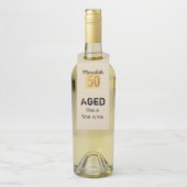 ワインのように老け素晴らしる ボトルネックタグ (ボトル)