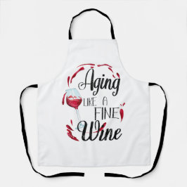 ワインのように老化素晴らしする エプロン