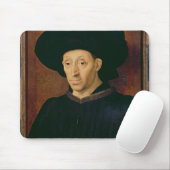 ワインのガラスを持つ人 マウスパッド (マウス)