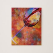 ワインのガラス ジグソーパズル (縦)