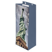 ワインのギフトバッグ自由の女神 ワインギフトバッグ (裏面アングル)