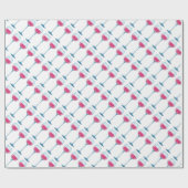 ワインのギフト用包装紙のガラス ラッピングペーパー (フラット)