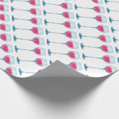 ワインのギフト用包装紙のガラス ラッピングペーパー (角)