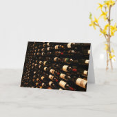 ワインのギャラリー カード (黄色い花)