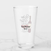 ワインのグラスではなくブドウ酒アルコール赤いバラのピノ タンブラーグラス (裏面)