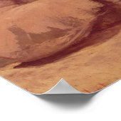 ワインのグラスを持った老人 ポスター (角)