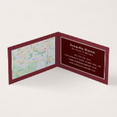 ワインのグラス,ワインのバー/ワイナリー,詳細 名刺 (内部)