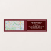 ワインのグラス,ワインのバー/ワイナリー,詳細 名刺 (内部フラット)